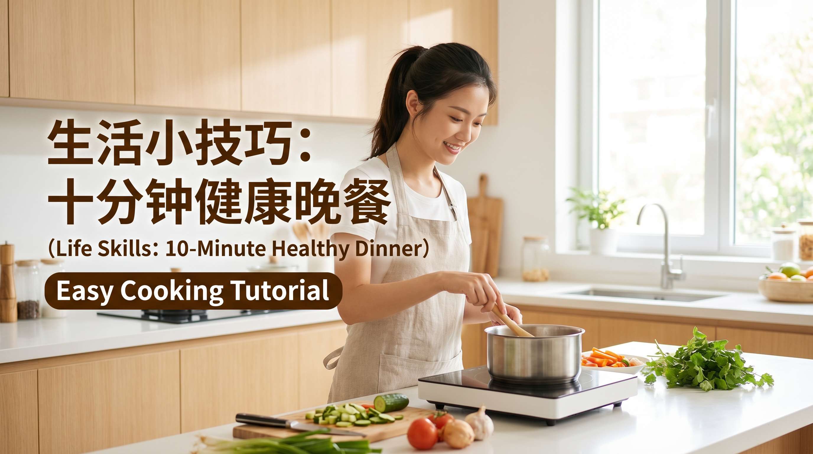 菠萝视频生活技能视频教程：十分钟健康晚餐烹饪教学，np1odz.cn
