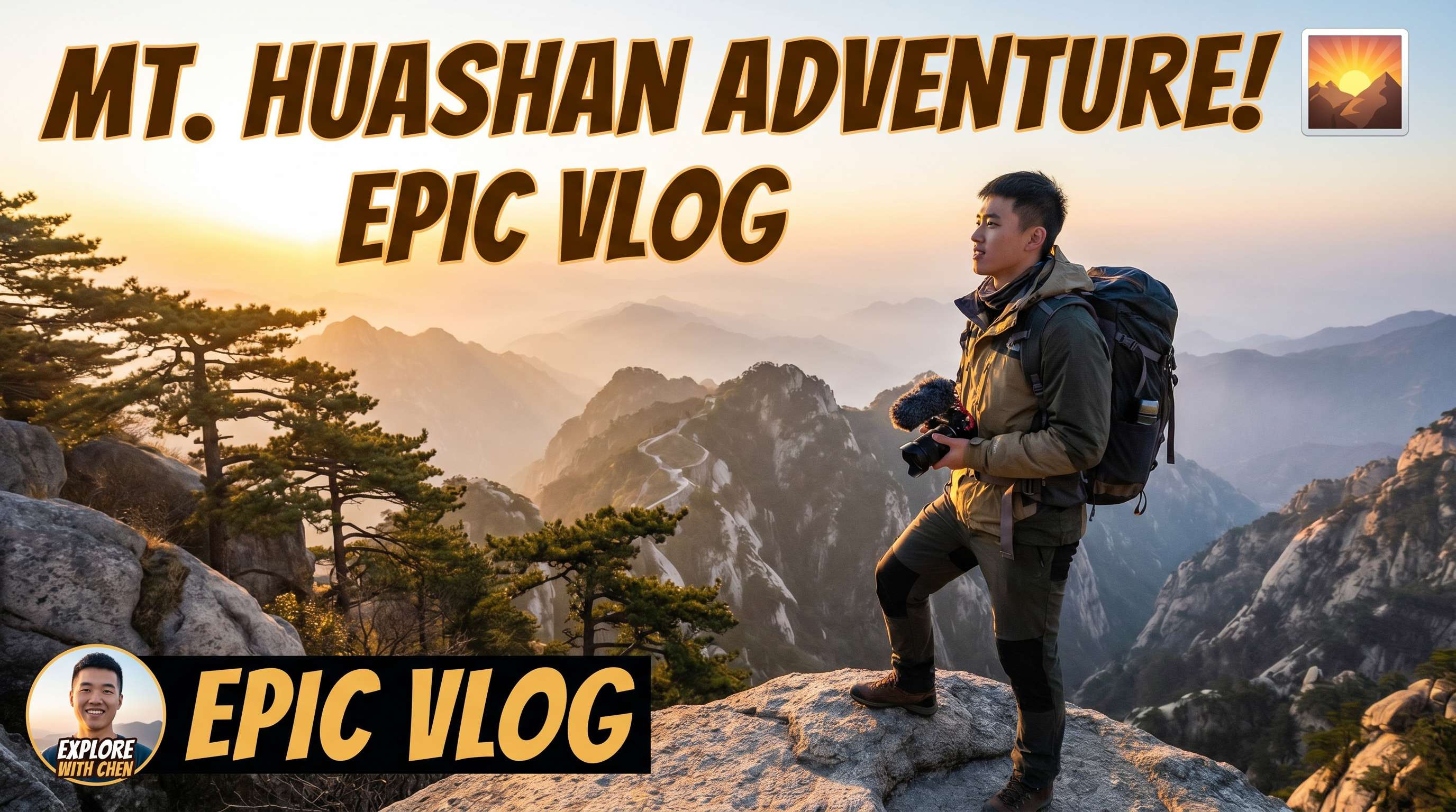 菠萝视频旅行Vlog：华山探险生活视频分享，np1odz.cn